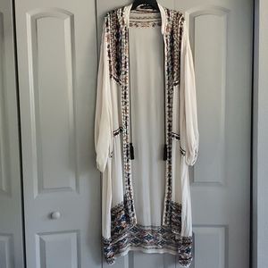 Zara beaded cardigan sz M